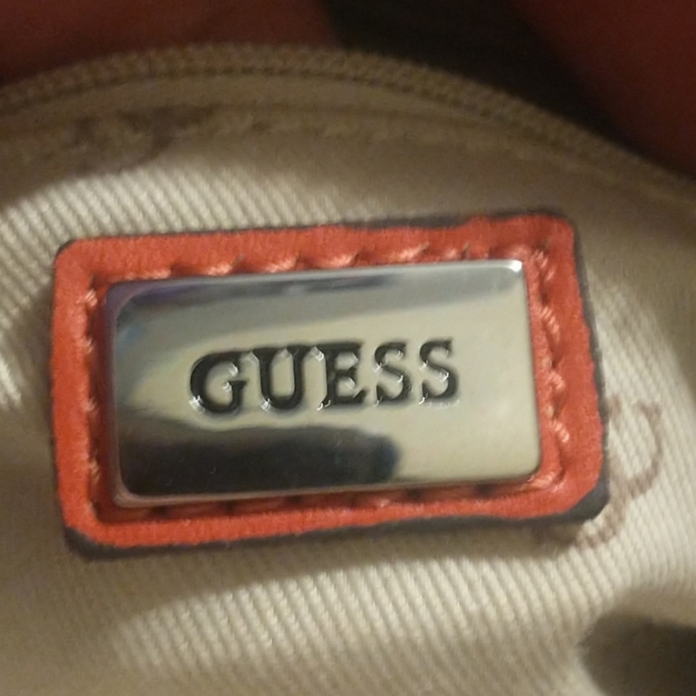 NWT! GUESS Caviar Quilted Large Zip Around Gussetted Belt Bag Bum Bag Coral Neon - Picture 14 of 17